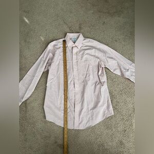 Brooks Brothers Light Pink Checkered Dress Shirt